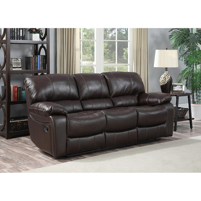 Redfield Leather Reclining Sofa