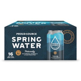 Proud Source Spring Water Original 12 fl. oz., 16 pk.