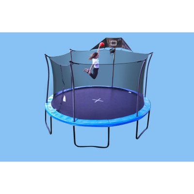 Sam's club trampoline 2025 with basketball hoop