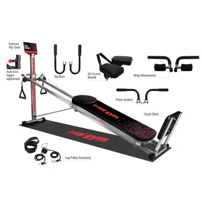 Total Gym Home Exercise Fitness Gym Machine Ab Trainer Workout Equipment 