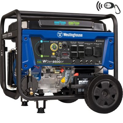 Westinghouse 9,500/12,500-Watt Dual Fuel Portable Generator