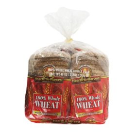 Hearth and Harvest 100% Whole Wheat Bread 24 oz., 2 pk.