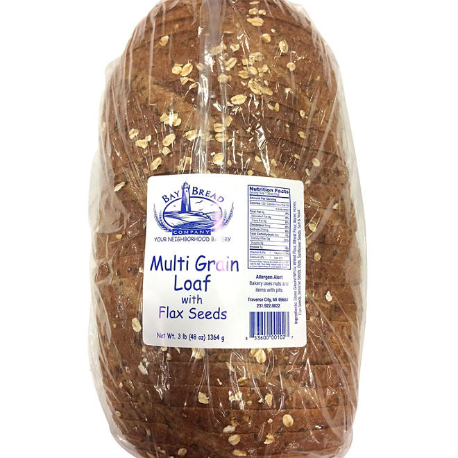 Bay Bread Multi Grain Loaf with Flax Seeds 48 oz.