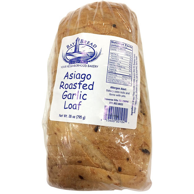 Bay Bread Asiago Roasted Garlic Loaf 28 oz.