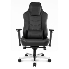 Akracing Office Series Onyx Deluxe Executive Real Leather Desk