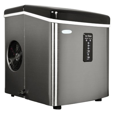 NewAir 28lbs Portable Ice Maker - Silver