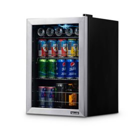 Newair 84 Can Stainless Steel Beverage Cooler Sam S Club