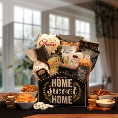Home Is Where The Heart Is Housewarming Gift Basket - housewarming gift  baskets, welcome basket, new home gift ideas