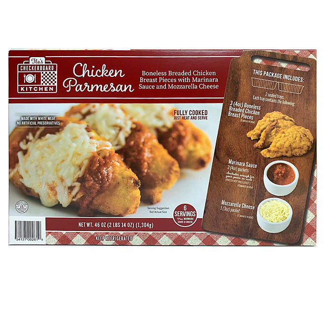 Flo's Checkerboard Kitchen Chicken Parmesan Meal Kit serves 6