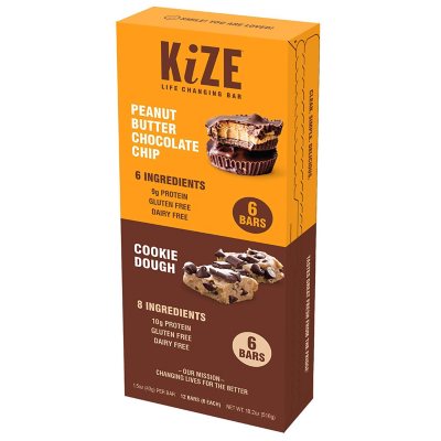 KiZE Life Changing Bar Variety Pack (12 ct.) - Sam's Club