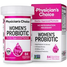 Physician's Choice Women's Probiotic Capsules, 50 Billion CFU  84 ct.