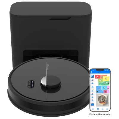 bObsweep Wi-Fi Connected Self-Emptying Robot Vacuum and Mop (Various Colors)