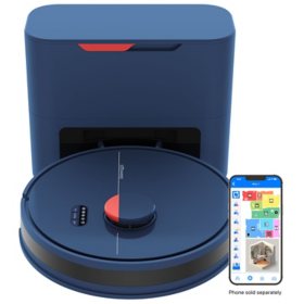 bObsweep Dustin Self-Emptying Robot Vacuum and Mop with 100-Day Dock