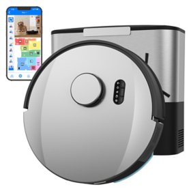 UltraVision Self-Emptying Robot Vacuum & Mop With 180-Day Dock, Featuring Object Detection Technology, Wi-Fi Connected