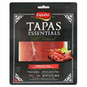 Espuña Serrano Dry-Cured Sliced Ham (10.6 oz.)