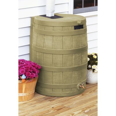 Photos - Flower Pot 40-Gallon Rain Wizard Rain Barrel, Khaki RW40-TC