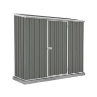 Absco 7' x 3' Space Saver Metal Storage Shed