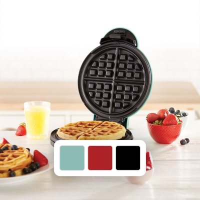 Dash Mini Waffle Maker a Waffle Iron with 7 Removable Plates and Storage 