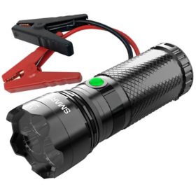 Smartech  8000 Lumen Rechargeable Flashlight with 10000 mAH Jump Starter and Power Bank
