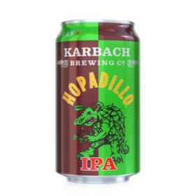 Karbach Brewing Co. Hopadillo IPA Ale Beer, 12 fl. oz. can, 12 pk.