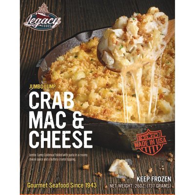 Jumbo Gourmet Crab Macaroni and Cheese, Frozen (26 oz.) - Sam's Club