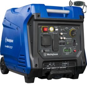 Westinghouse 4500 Peak Watt Remote/Electric Start Gas-Powered Inverter Generator