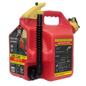 SureCan 2+ Gallon Gasoline Safety Can, Type II, Rotating Spout
