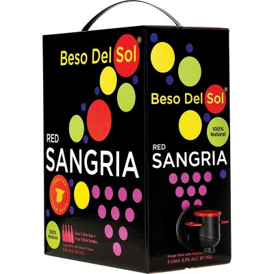 Beso Del Sol Red Sangria Red Wine 3 L Box Sam S Club