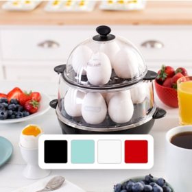 Dash Deluxe 12-Egg Cooker and Steamer (Assorted Colors)
