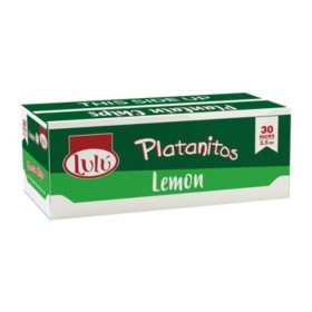 Lulu Platanitios Lemon Plantain Chips, 2.5 oz., 30 pk.
