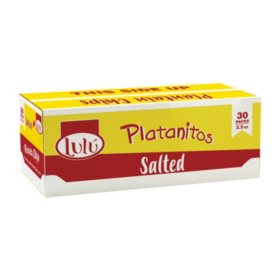 Lulu Platanitos Salted Plantain Chips, 2.5 oz., 30 pk.