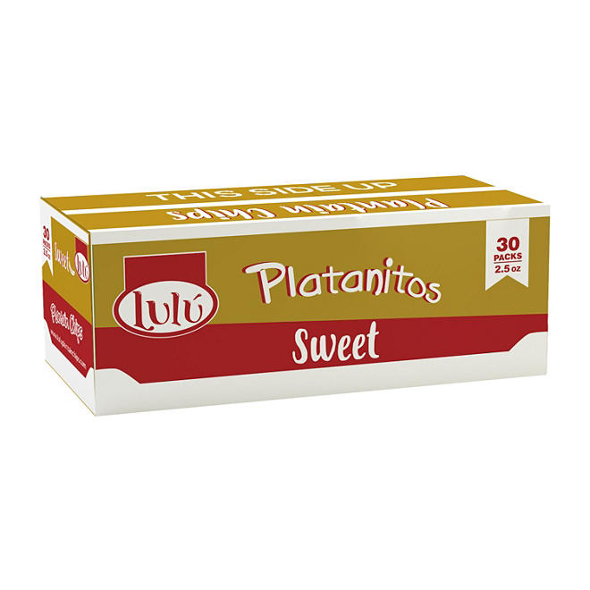 Lulu Sweet Plantain Chips 2.5 oz., pk.