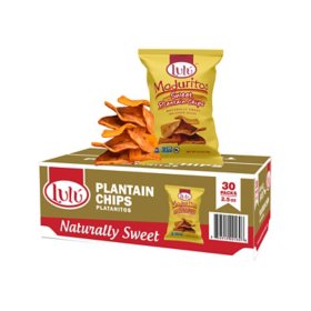 Lulu Sweet Plantain Chips 2.5 oz., pk.