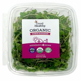 Organic Rainbow Microgreens, 6 oz.