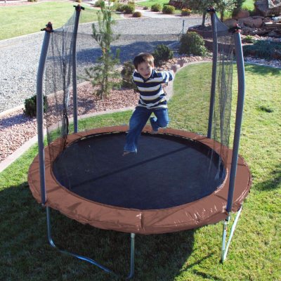 8 Round Trampoline with Enclosure