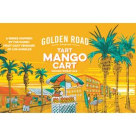 Golden Road Mango Cart Wheat Ale 12 fl. oz. can, 6 pk.