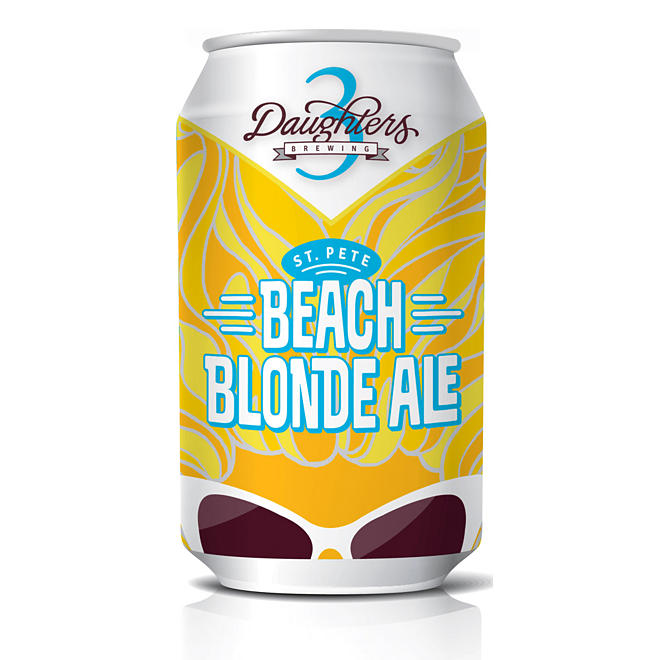 3 Daughters St. Pete Beach Blonde Ale (12 fl. oz. can, 6 pk.)
