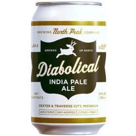 North Peak Diabolical India Pale Ale 12 fl. oz. can, 15 pk.