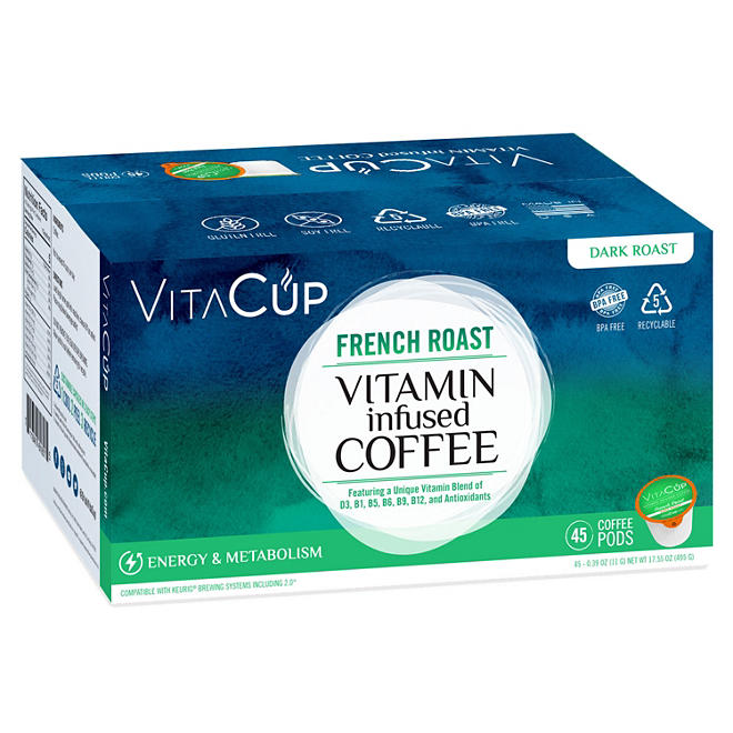 VitaCup French Roast Coffee Pods (45 ct.)