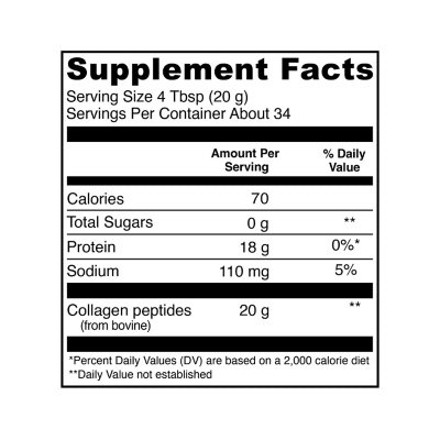 Vital Proteins Suplemento en polvo de péptidos de  