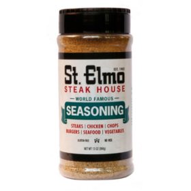 St. Elmo Steak House Seasoning, 13 oz.