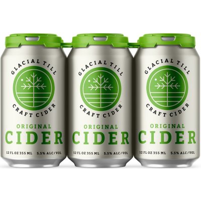 UPC 857360002256 product image for Glacial Till Original Cider (12 fl. oz. can, 6 pk.) | upcitemdb.com
