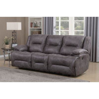 Harvey Three Seat Dual Power Reclining Sofa Sam S Club