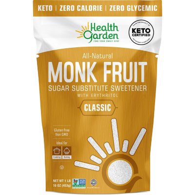 Organic Monk Fruit Sweetener 12 oz Pouch