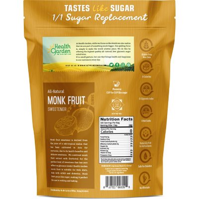 Health Garden Monk Fruit Sweetener (3 lb.) - Sam's Club