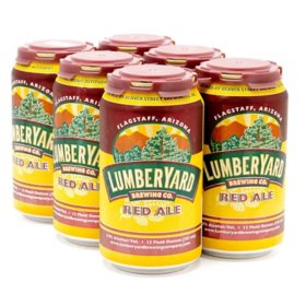 Lumberyard Brewing Co. Red Ale Beer, 12 fl. oz. can, 6 pk.
