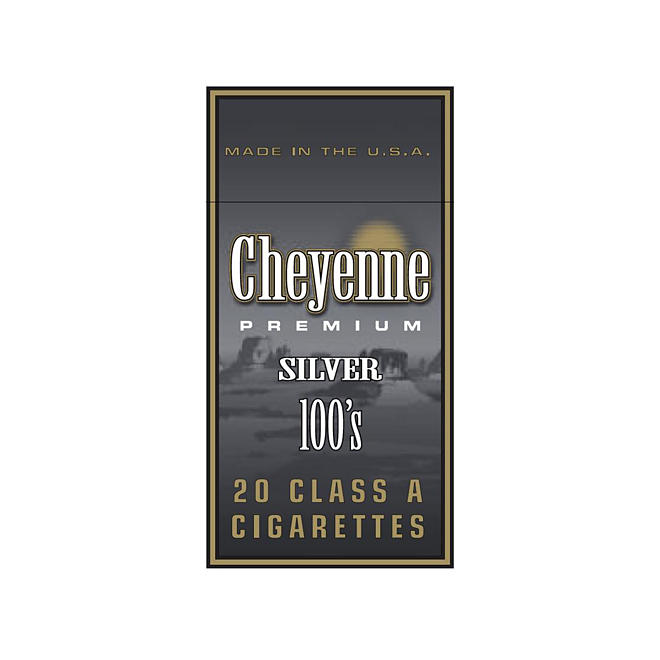 Cheyenne Silver 100's Box 20 ct., 10 pk.
