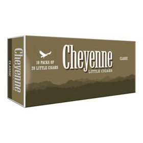 Cheyenne Classic Little Cigars 100's 20 ct., 10 pk.