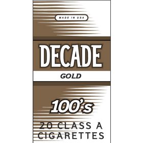 Decade Gold 100's Box (20 ct., 10 pk.)