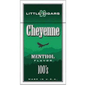 Cheyenne Menthol Little Cigars 100's 20 ct., 10 pk.
